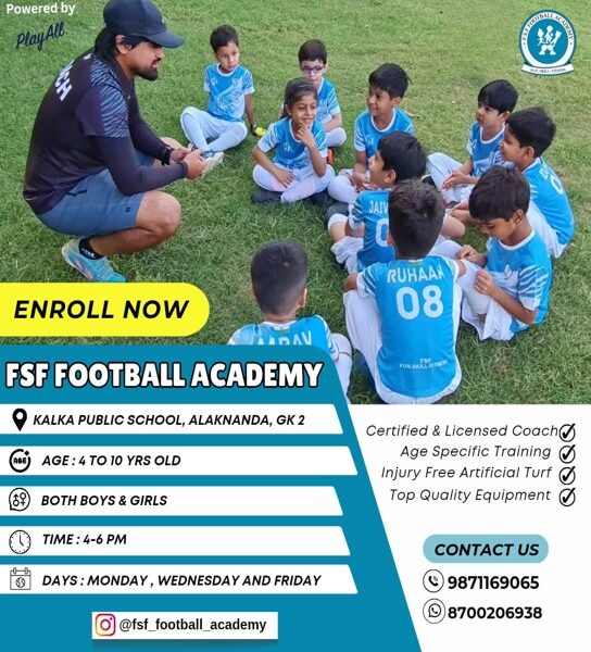 Football Training Academy in Greater Kailash