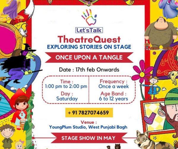TheatreQuest EXPLORING STORIES ON STAGE | Drama and Theater Classes for Kids in Punjabi Bagh West