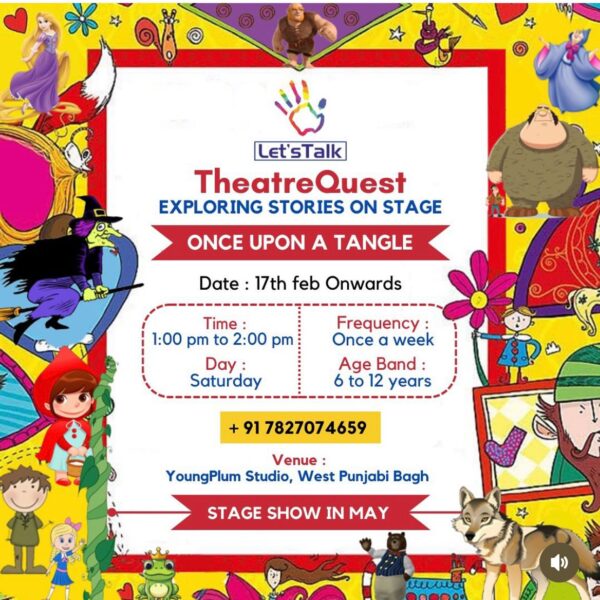 TheatreQuest EXPLORING STORIES ON STAGE | Drama and Theater Classes for Kids in Punjabi Bagh West