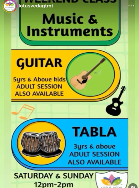 Music Classes for Kids in Gujranwala Town at Lotus Veda