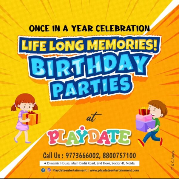 Play Date Entertainment Play Area for Kids in Sector 41, Noida