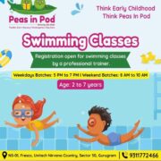 Peas In Pod – Swimming Classes for Kids in Sector 50 Gurgaon