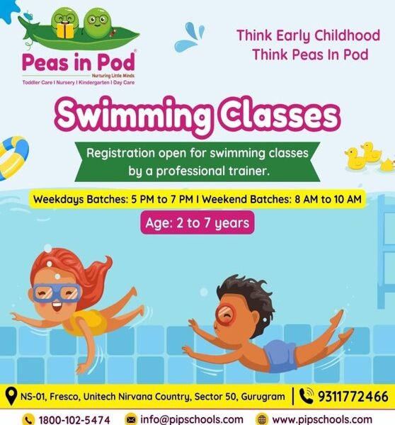 Peas In Pod - Swimming Classes for Kids in Sector 50 Gurgaon