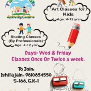 Talent Hub Activity Centre  – Art and Craft, Skating Classes for Kids in Greater Kailash