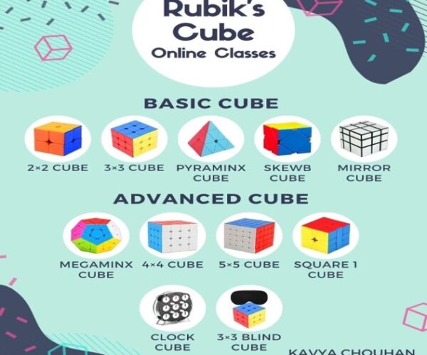 Online Rubik Cube Classes by Kavya Chouhan