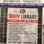 SHIV LIBRARY – Library in South Ex