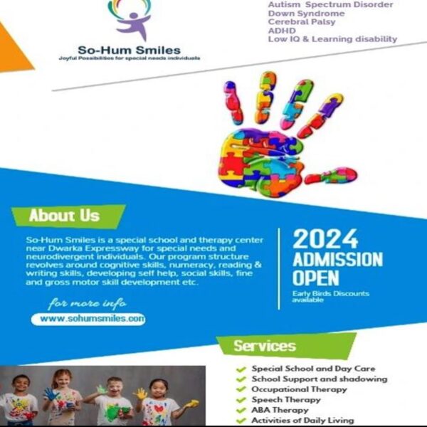 So-hum Smile Special School | Special Education School in Sector 108 Dwarka