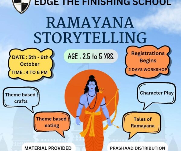 Edge the Finishing School  Dussehra Workshop for Kids in Raj Nagar Ghaziabad