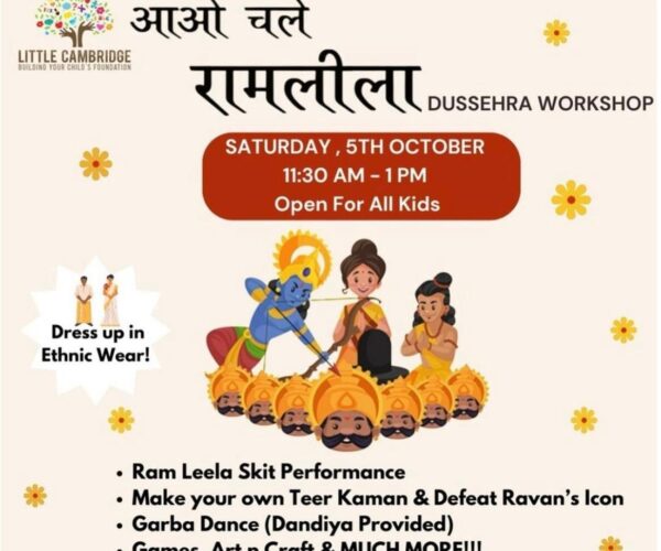 Little Cambridge Dussehra Workshop for Kids in New Friends Colony South Delhi