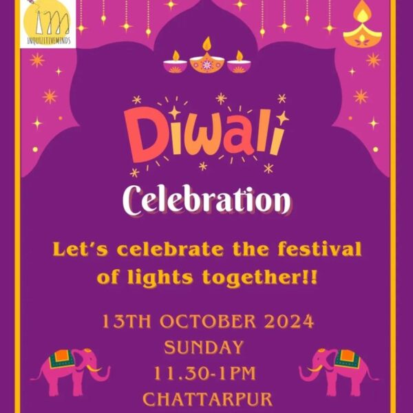 Inquisitive Minds Diwali Celebration Workshop and Events in Chattarpur South Delhi