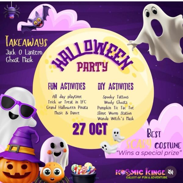 Kosmic Kingdom - Halloween Workshop & Events for Kids in  Sector 66 Badshahpur Gurgaon