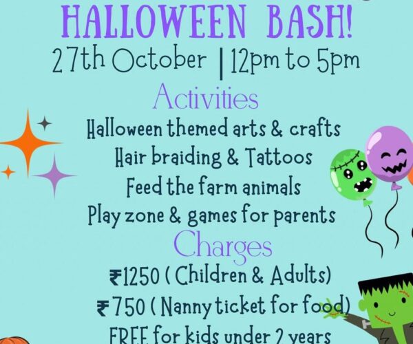The Barnyard  – Halloween Workshop & Events for Kids in Sainik farms New Delhi