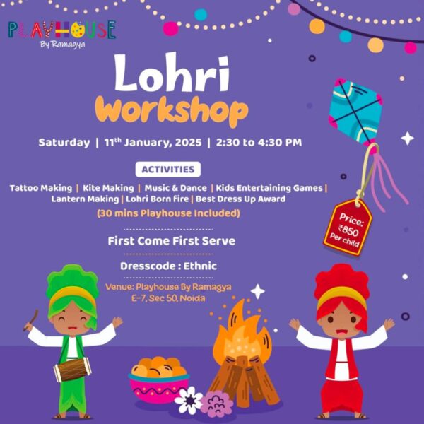 Playhouse by Ramagya - Lohri Celebration Workshop for Kids in Sector 50 Noida