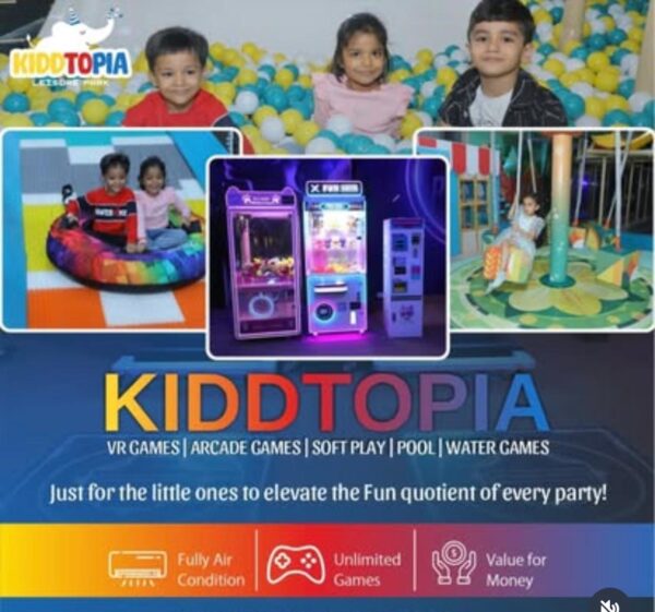 Kiddotopia Play Area(Arcade Games) for Kids in Sector 132 Rohillapur Noida