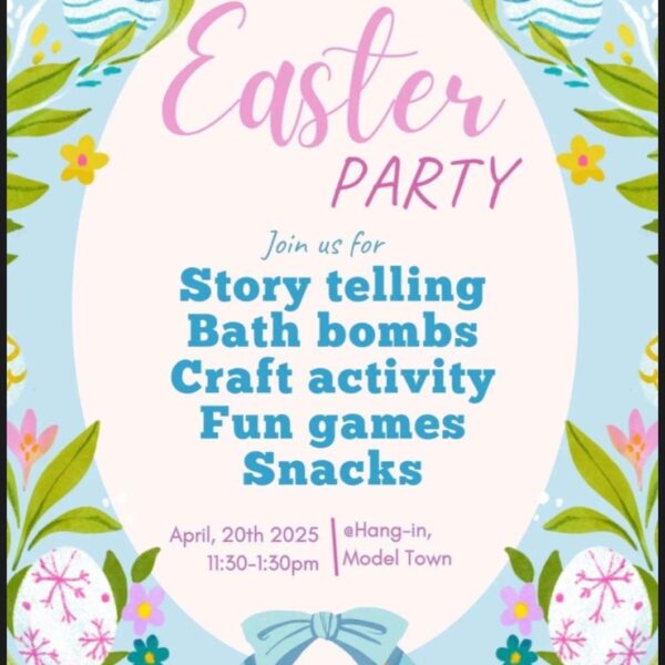 Hangin Easter Workshop for Kids in Model Town