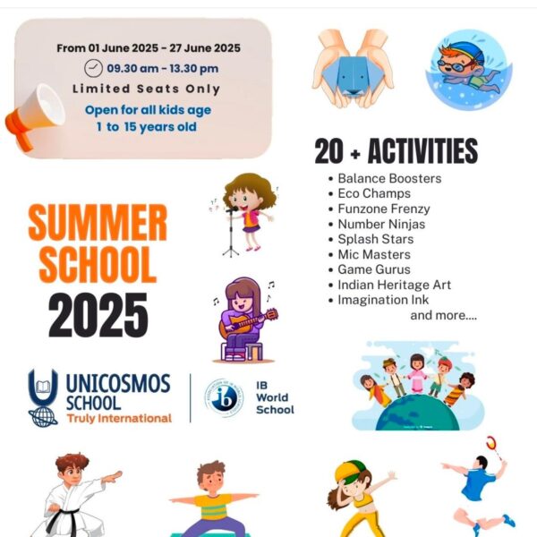 Unicosmos School - Summer Camp for Kids in Sushant Lok Phase 2 Sector 55 Gurugram