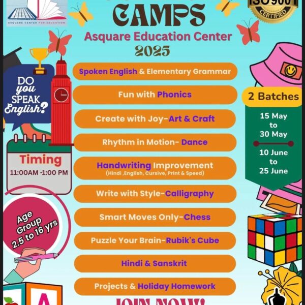 Asquare education Center - Summer Camp for Kids in Pitampura