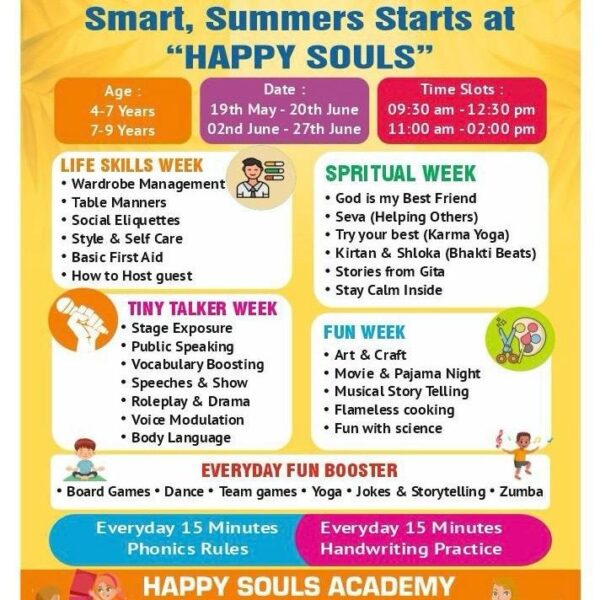 Happy Soul Academy - Summer Camp for Kids in IP Extension Patparganj East Delhi
