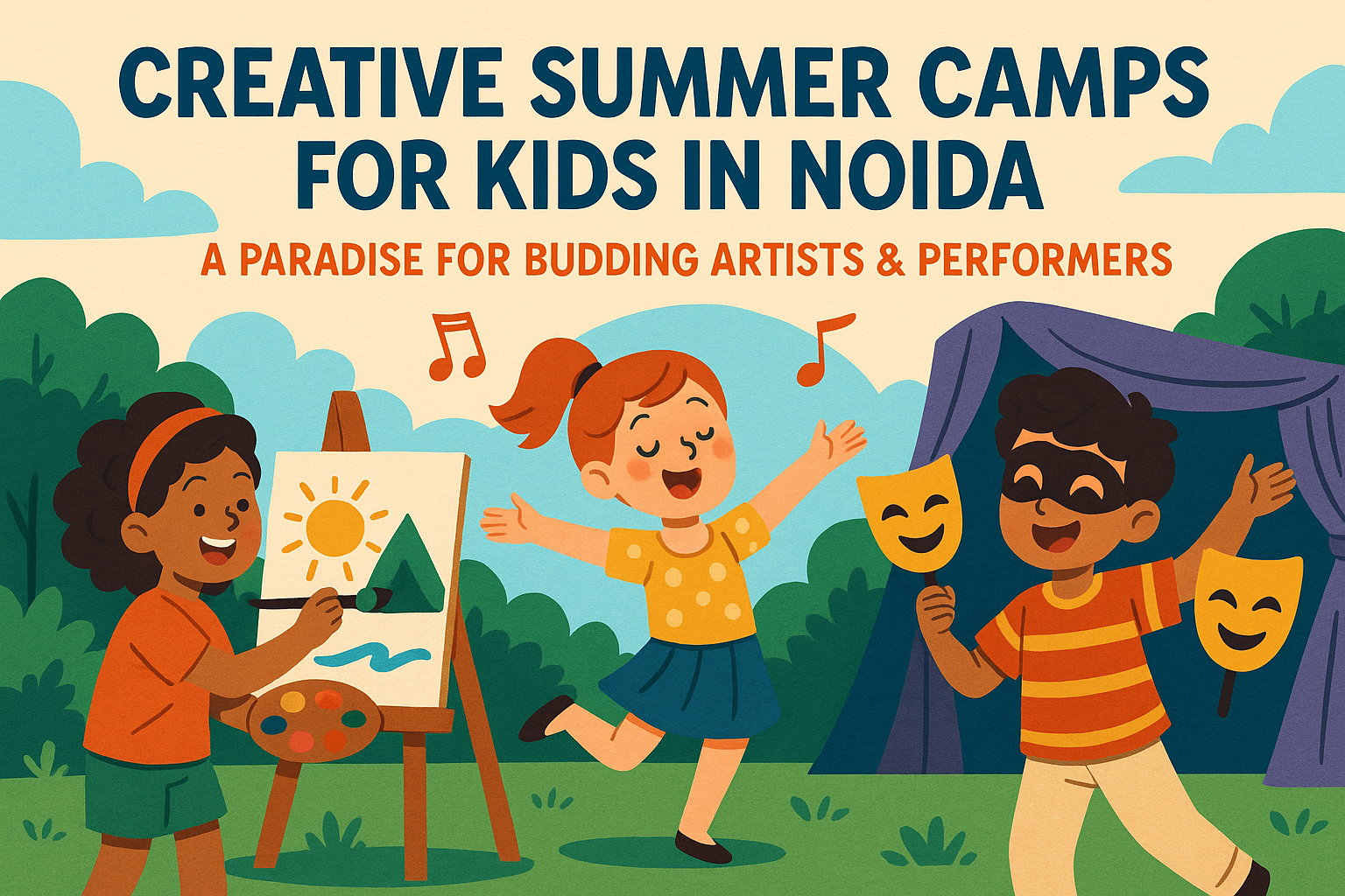 Creative Summer Camps for Kids in Noida: A Paradise for Budding Artists & Performers