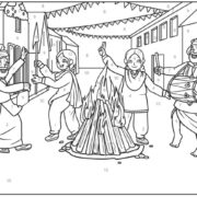 Lohri Worksheet for Kids
