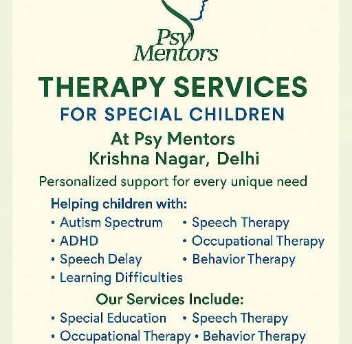 PSY mentors – Special Education School for Kids in Krishna Nagar East Delhi
