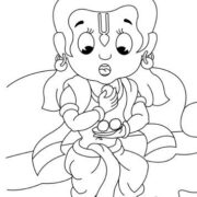 Krishna Janmashtami Worksheet for Kids