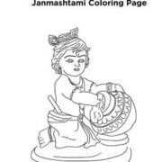 Krishna Janmashtami Worksheet for Kids