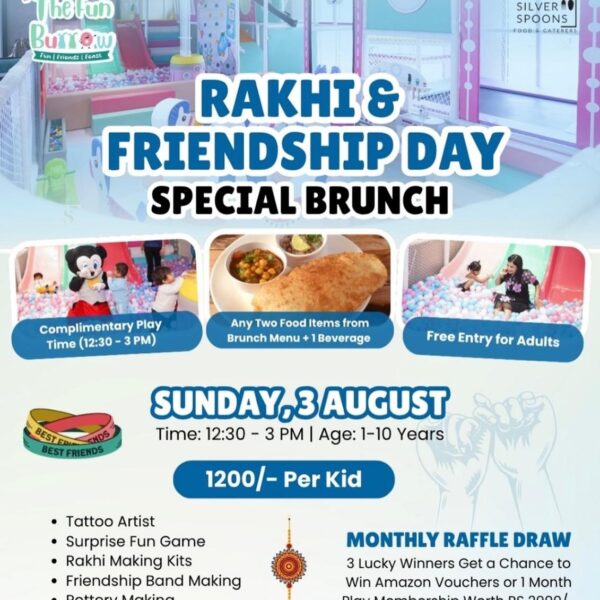 Fun Burrow - Rakhi and Friednship Day Events for Kids in Sector 82 Gurgaon