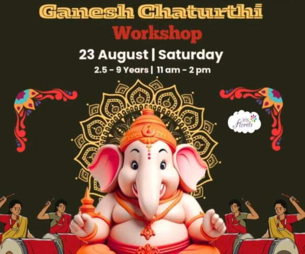 IRIS Florets Ganesh Chaturthi Workshop for Kids in Paschim Vihar West Delhi