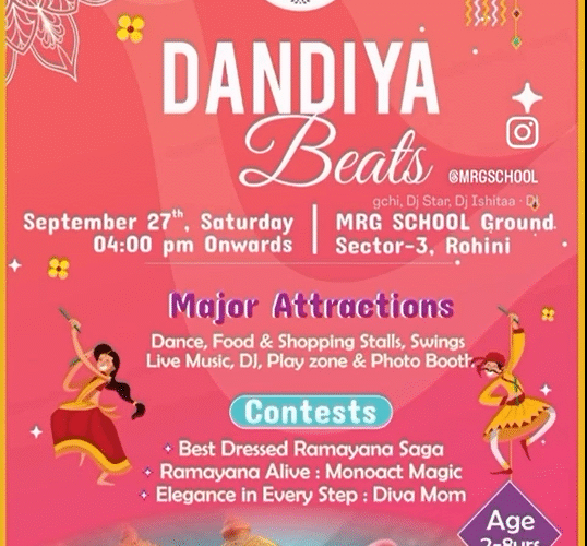 Dandiya Beats for Kids – Dandiya Events for Kids in Rohini North Delhi