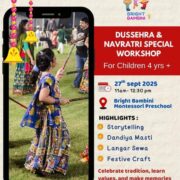 Bright Bambini Dussehra and Navratri Special Workshop for Kids in East Patel Nagar