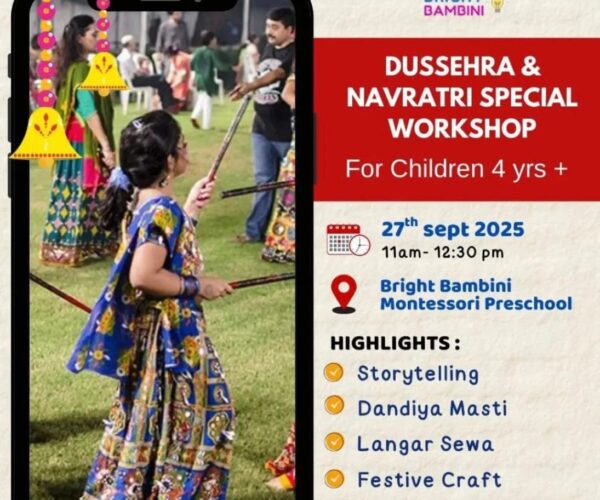 Bright Bambini Dussehra and Navratri Special Workshop for Kids in East Patel Nagar