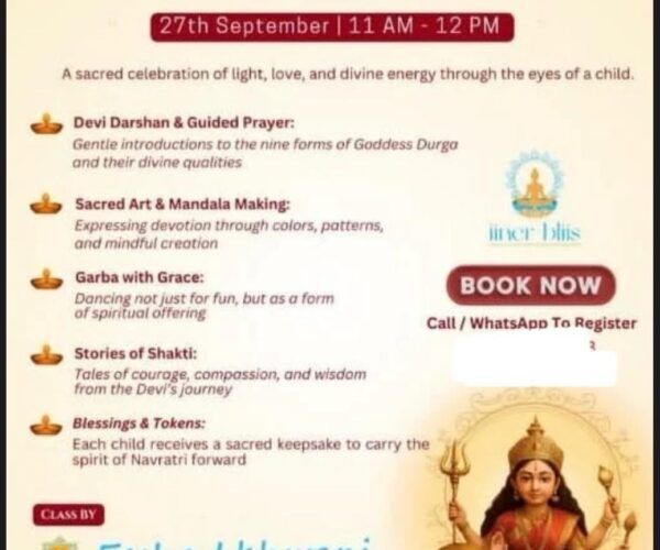 Navratri Special Kids Workshop in DLF Phase 1 Sector 26 A Gurgaon