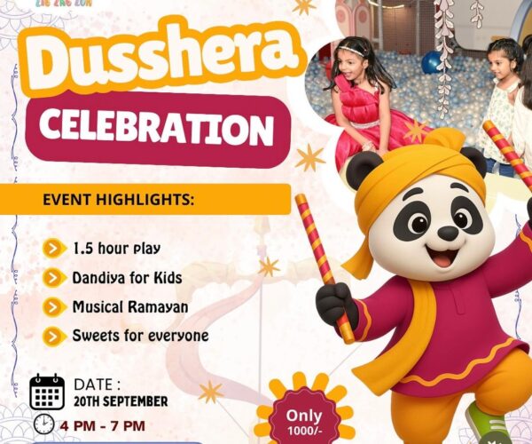 Zig Zag Zoh – Dussehra Celebration for Kids in Huda Staff Colony , Sector 16 , Faridabad