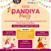 AWKIDZ – Kids Dandiya Party in Abdul Kalam Road Central Delhi