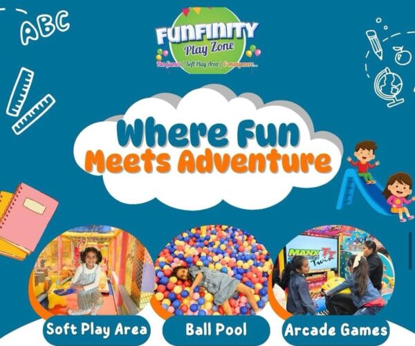 Funfinity – Indoor Play Area, Gaming Arcade & Birthday Party Venue in Pitampura