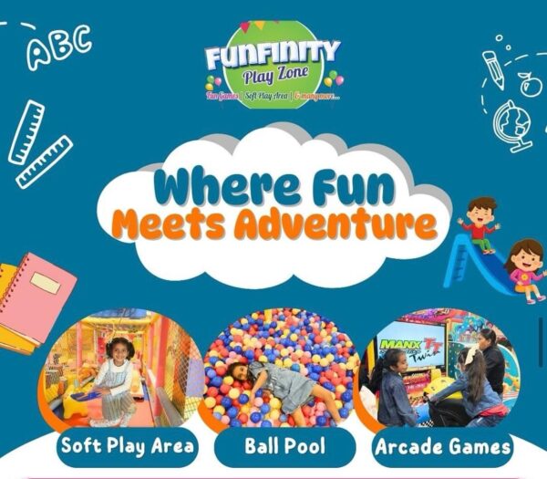 Funfinity – Indoor Play Area, Gaming Arcade & Birthday Party Venue in Pitampura