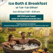 Ice Bath and Breakfast  at Tuk Tuk Gilhari