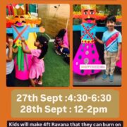 Hangin Dussehra Workshop for Kids in Model Town