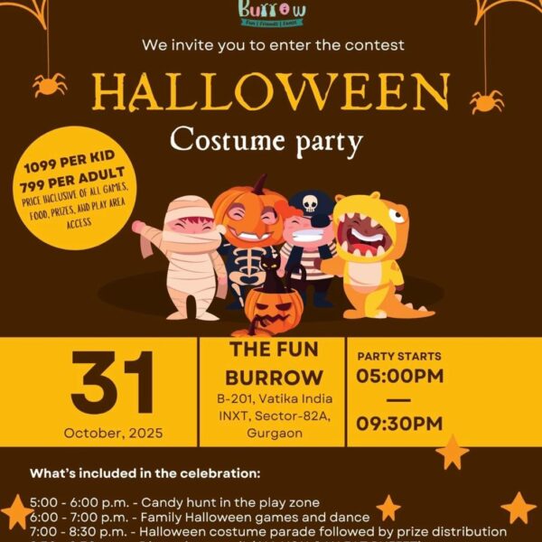 Halloween Costume party for Kids in Sector 82 A Gurugram