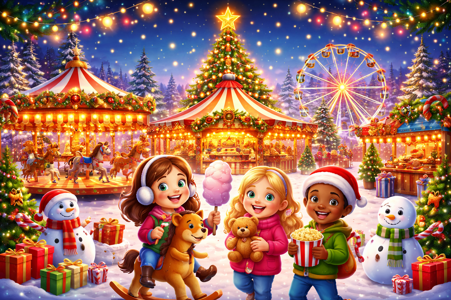 How Christmas Carnivals Support Social & Creative Development in Kids in Delhi NCR