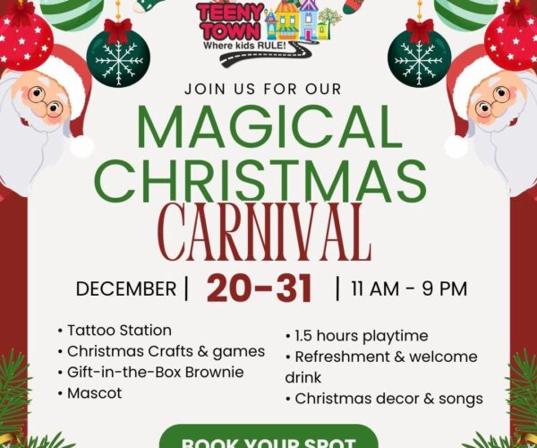 Teeny Towne Christmas Carnival for Kids in Anand niketan