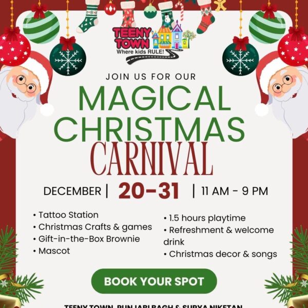 Teeny Towne Christmas Carnival for Kids in Anand niketan