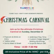 Tooney Tales Christmas Carnival for Kids in Jaypee Greens Noida