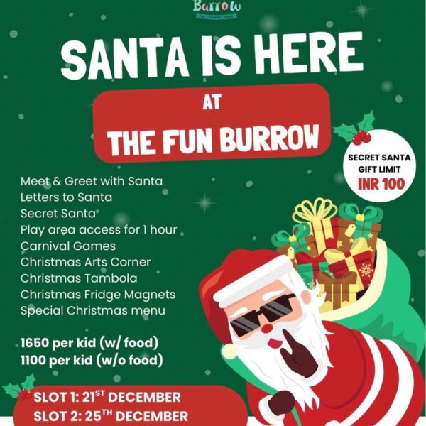 The Fun Burrow Christmas Carnival for Kids in Sector 82 A Gurgaon