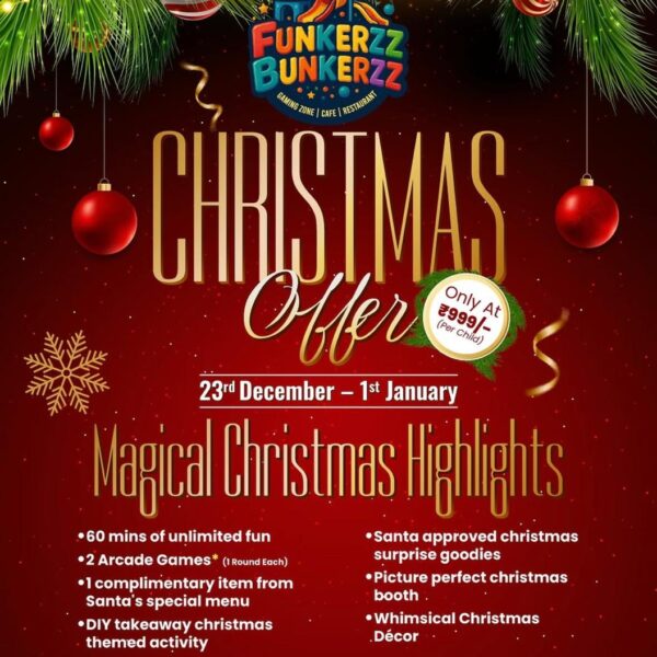 Funkerzz Bunkerzz Christmas Carnival for Kids in Adarsh Nagar North Delhi