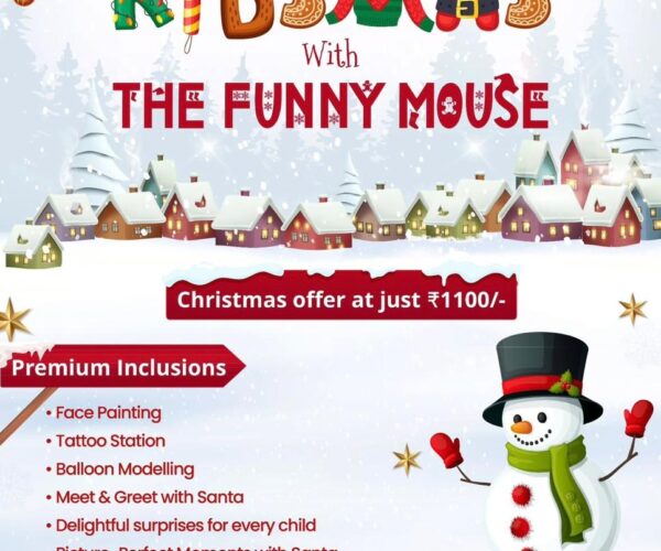 Funny Mouse Christmas Carnival for Kids in DLF Phase 3 Sector 24 Gurgaon