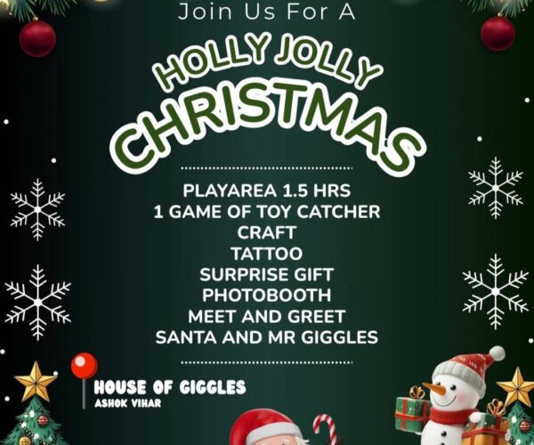 House of Giggles Christmas Carnival for Kids in Ashok Vihar North Delhi