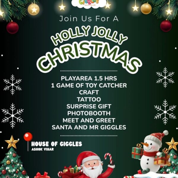 House of Giggles Christmas Carnival for Kids in Ashok Vihar North Delhi