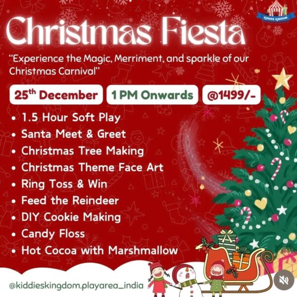 kiddie kingdom Christmas Carnival for Kids in Patal Nagar West Delhi